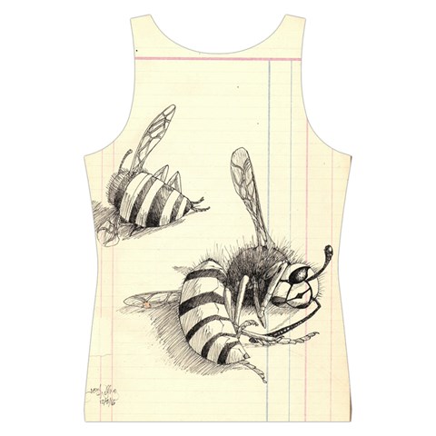 bees Sport Tank Top  from ArtsNow.com Back