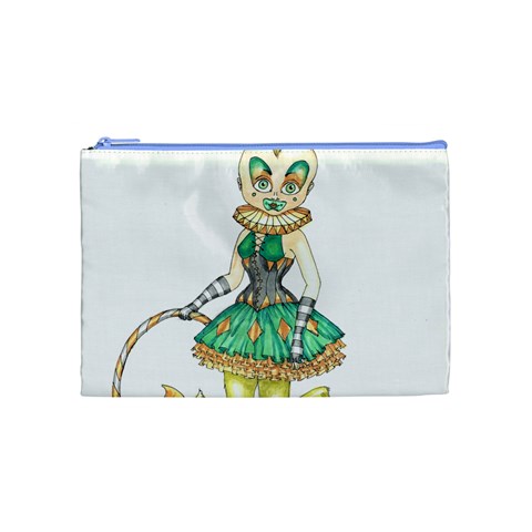 Gold Clown Cosmetic Bag (Medium) from ArtsNow.com Front