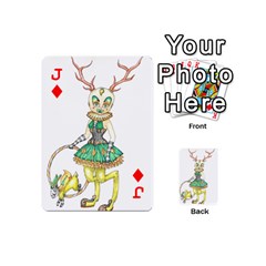 Jack Gold Clown Playing Cards 54 Designs (Mini) from ArtsNow.com Front - DiamondJ