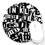 Punk Lives Round Mousepads