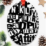Punk Lives Ornament (Oval)