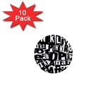 Punk Lives 1  Mini Magnet (10 pack) 