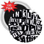 Punk Lives 3  Magnets (100 pack)