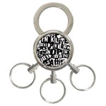 Punk Lives 3-Ring Key Chain