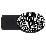 Punk Lives USB Flash Drive Oval (2 GB)