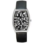 Punk Lives Barrel Style Metal Watch