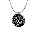Punk Lives 1  Button Necklace