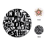 Punk Lives Playing Cards Single Design (Round)