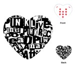 Punk Lives Playing Cards Single Design (Heart)