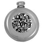 Punk Lives Round Hip Flask (5 oz)