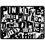 Punk Lives Fleece Blanket (Large) 