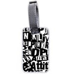 Punk Lives Luggage Tag (two sides)