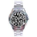 Punk Lives Stainless Steel Analogue Watch
