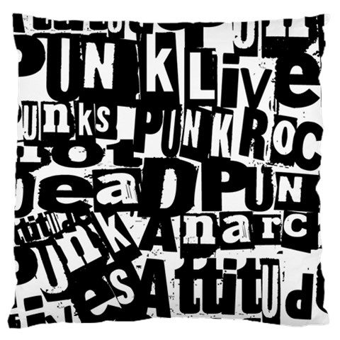 Punk Lives Large Cushion Case (One Side) from ArtsNow.com Front