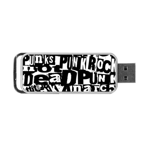 Punk Lives Portable USB Flash (One Side) from ArtsNow.com Front