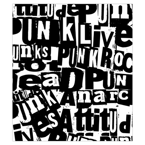 Punk Lives Drawstring Pouch (Small) from ArtsNow.com Front
