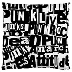 Punk Lives Standard Flano Cushion Case (One Side)