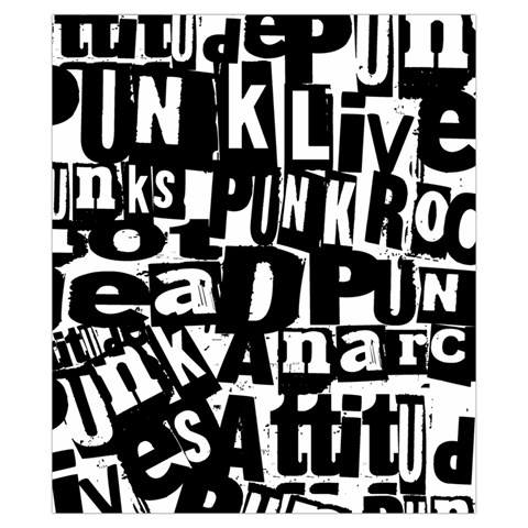 Punk Lives Drawstring Pouch (XS) from ArtsNow.com Front