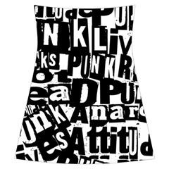 Punk Lives Ruffle Detail Chiffon Dress from ArtsNow.com Back