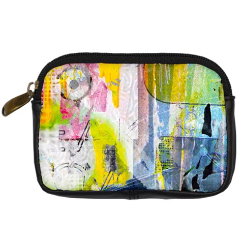Graffiti Graphic Digital Camera Leather Case from ArtsNow.com Front