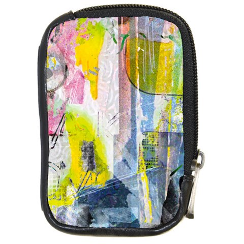Graffiti Graphic Compact Camera Leather Case from ArtsNow.com Front