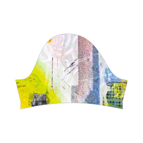 Graffiti Graphic Kids  Short Sleeve Velvet Dress from ArtsNow.com Left Sleeve