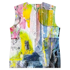 Graffiti Graphic Women s Button Up Vest from ArtsNow.com Back