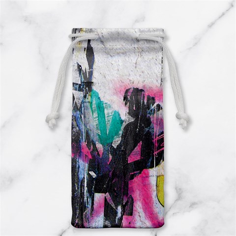 Graffiti Grunge Jewelry Bag from ArtsNow.com Front