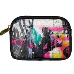 Graffiti Grunge Digital Camera Leather Case