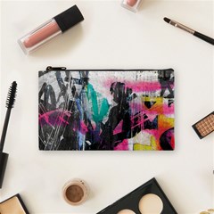 Graffiti Grunge Cosmetic Bag (Small) from ArtsNow.com Front