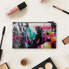 Graffiti Grunge Cosmetic Bag (Small) from ArtsNow.com Back