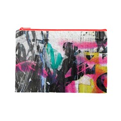 Graffiti Grunge Cosmetic Bag (Large) from ArtsNow.com Front