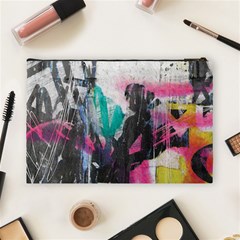 Graffiti Grunge Cosmetic Bag (Large) from ArtsNow.com Back