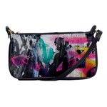 Graffiti Grunge Shoulder Clutch Bag