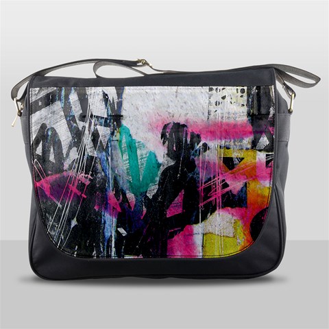 Graffiti Grunge Messenger Bag from ArtsNow.com Front