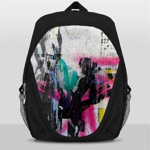 Graffiti Grunge Backpack Bag from ArtsNow.com Front