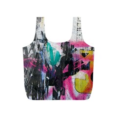 Graffiti Grunge Full Print Recycle Bag (S) from ArtsNow.com Front