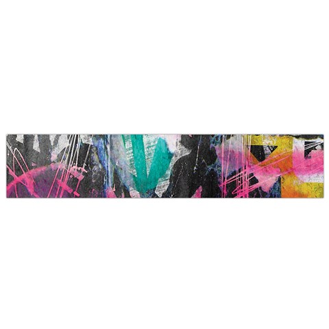 Graffiti Grunge Small Flano Scarf from ArtsNow.com Front
