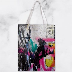 Graffiti Grunge Zipper Classic Tote Bag from ArtsNow.com Back