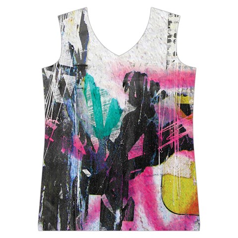 Graffiti Grunge Women s Basketball Tank Top from ArtsNow.com Front