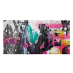 Graffiti Grunge Satin Shawl