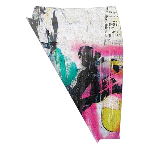 Graffiti Grunge Midi Wrap Pencil Skirt from ArtsNow.com Front Left