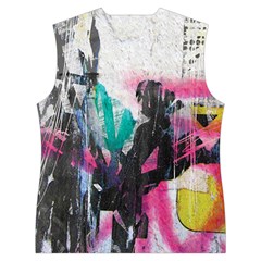 Graffiti Grunge Women s Button Up Vest from ArtsNow.com Back