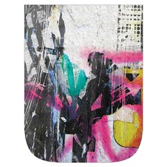 Graffiti Grunge Waist Pouch (Large) from ArtsNow.com Front Pocket