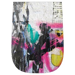 Graffiti Grunge Wristlet Pouch Bag (Small) from ArtsNow.com Left Side