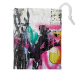 Graffiti Grunge Drawstring Pouch (4XL)