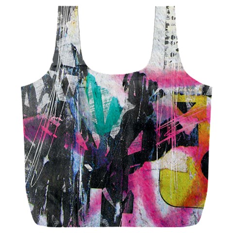 Graffiti Grunge Full Print Recycle Bag (XXL) from ArtsNow.com Front