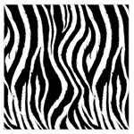 Zebra Large Satin Scarf (Square)