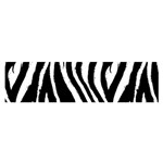 Zebra Satin Scarf (Oblong)