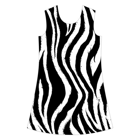 Zebra Kids  Short Sleeve Velvet Dress from ArtsNow.com Front